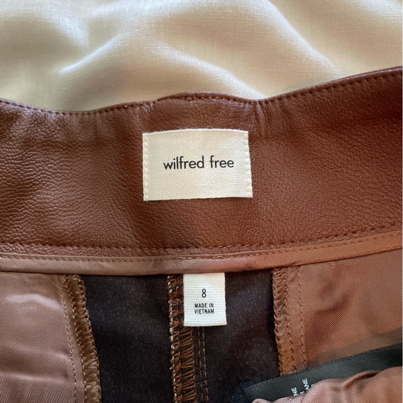 Aritzia Vegan Leather Ascendant Pant - Picture 3 of 3